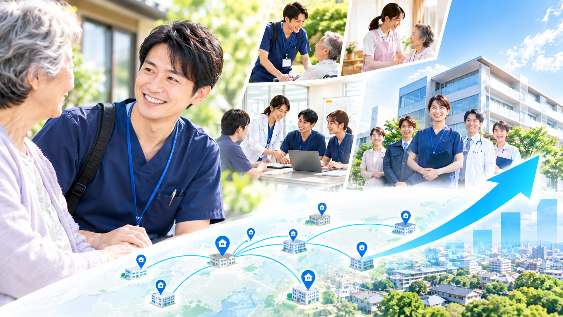 10人の訪問看護から300人規模の「在宅ケア企業」へ｜多拠点展開を成功させる経営戦略 